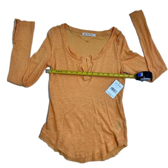 FREE PEOPLE We The‎ Free Hazy Day Henley Top, Size XSMALL - Picture 6 of 13
